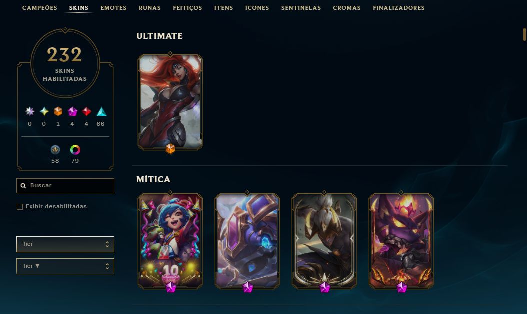 232 SKINS | SEASON 2016