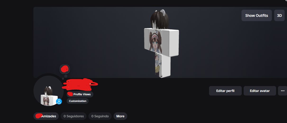 CONTA ROBLOX(KORBLOX) 35K SPENT ( PREÇO NEGOCIÁVEL )
