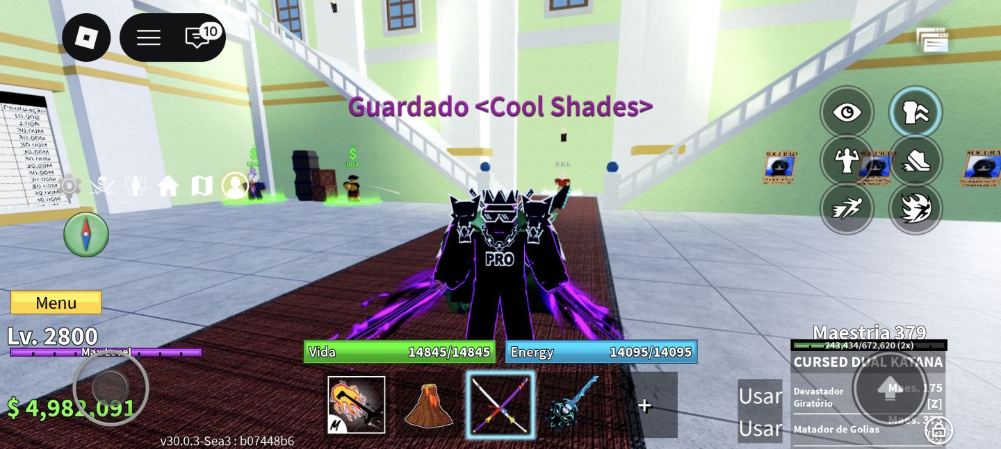 Minha conta com gamepass