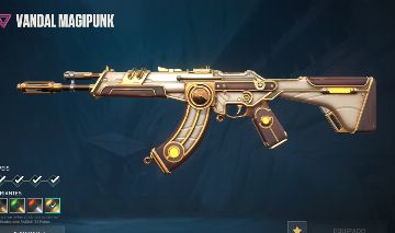 Smurf valorant com vandal magipunk lvl 170
