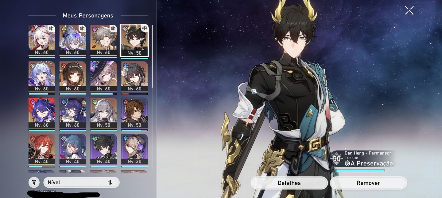 CONTA HSR barata|| Acheron, Sparsie, Robin, Silver Wolf9 | Muita Jade para Farm+