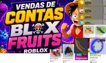 Conta Blox Fruits Quase Full game pass (Skin limited no Roblox Custando 4k!!)