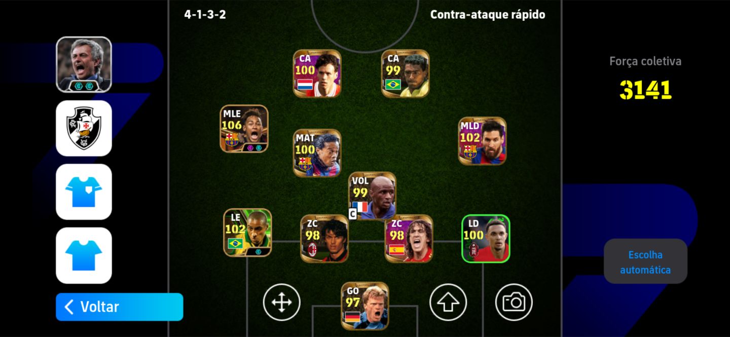 CONTA LEGENDS EFOOTBALL