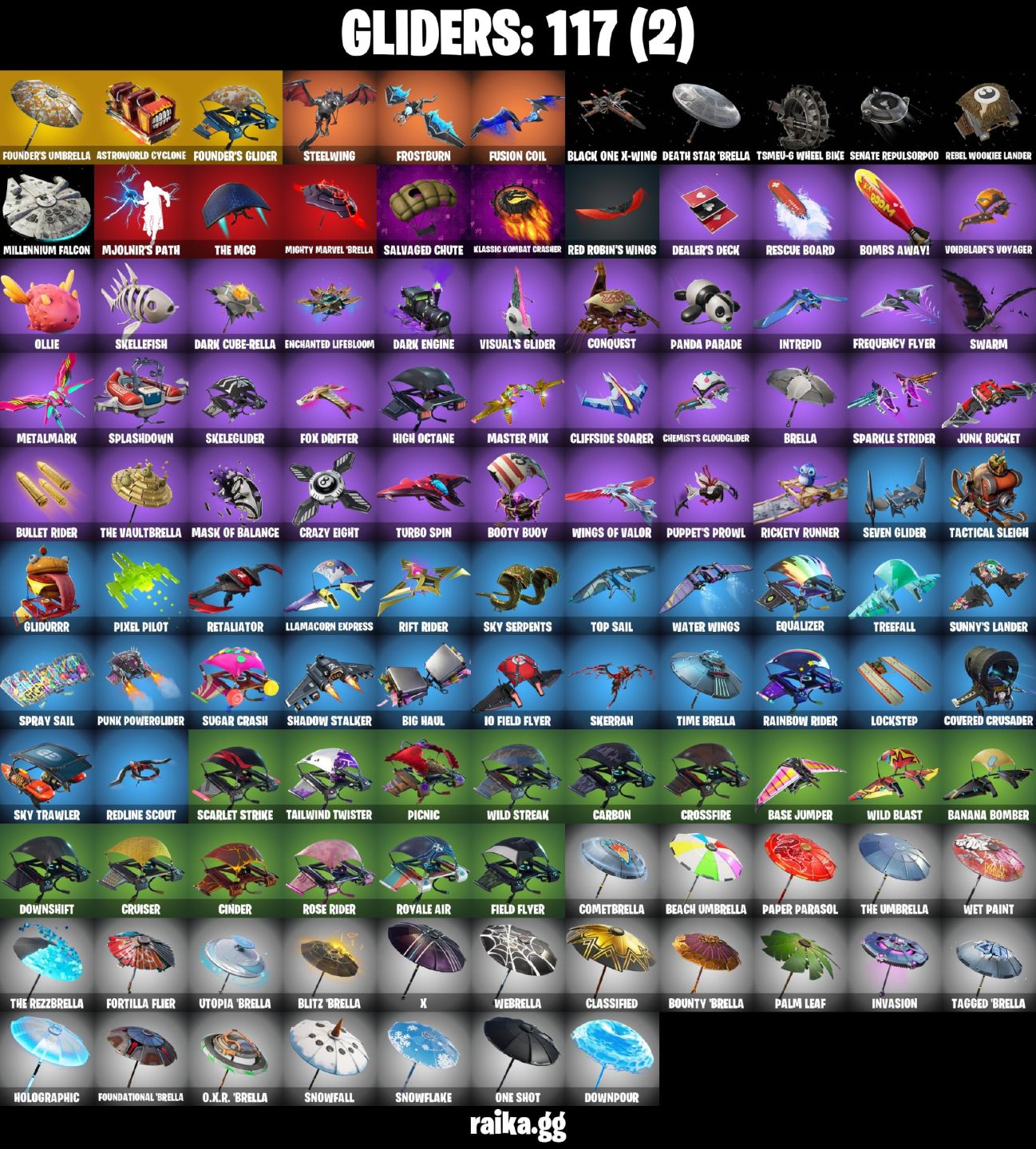 100 skins | OG STW | The Reaper | Elite Agent | Gold Midas Spike Omega Ragnarok