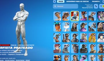 Conta fortnite com 258 skins