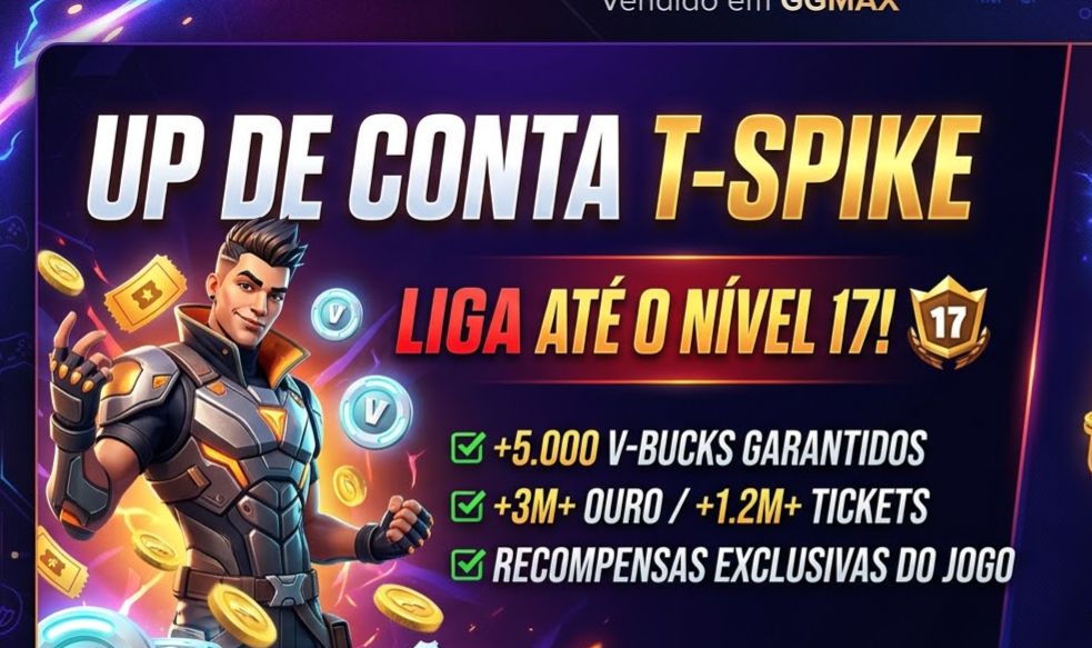 SERVIÇO T-SPIKE | LIGA NÍVEL 17 GARANTIDO| +5.000 V-BUCKS | 100% SEGURO & RÁPIDO
