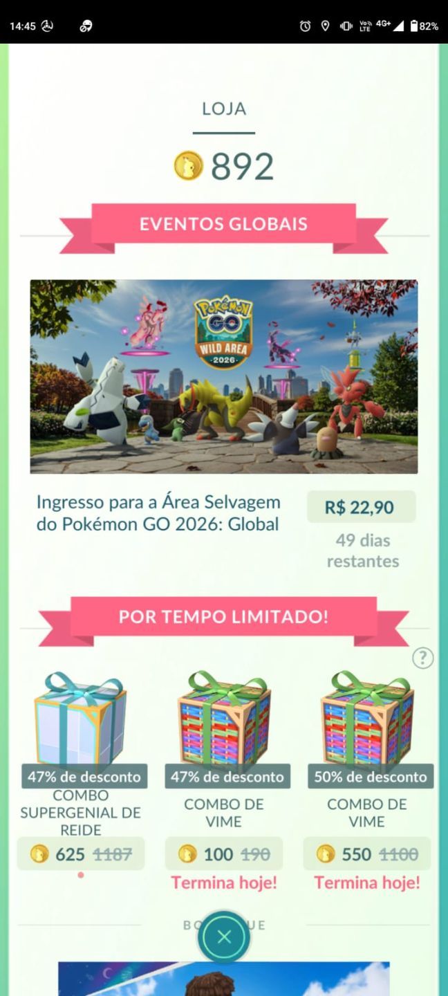 Conta Pokémon GO LV.72