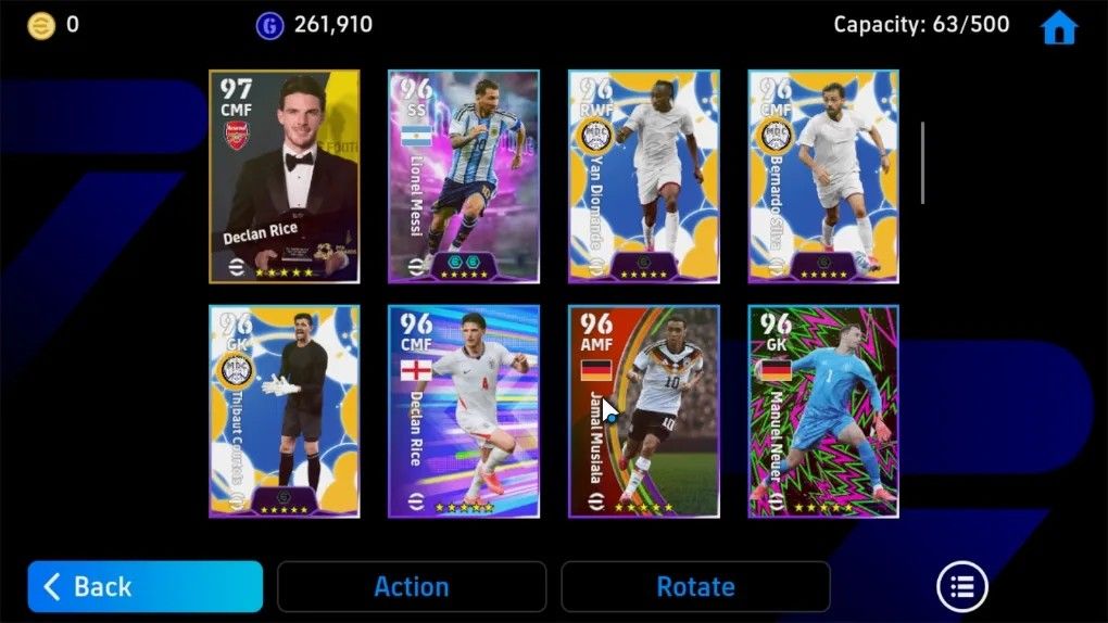CONTA DE EFOOTBALL C/ SUÁREZ, PUYOL, FERDINAND, RIJKAARD, SNEIJDER, MESSI 3147