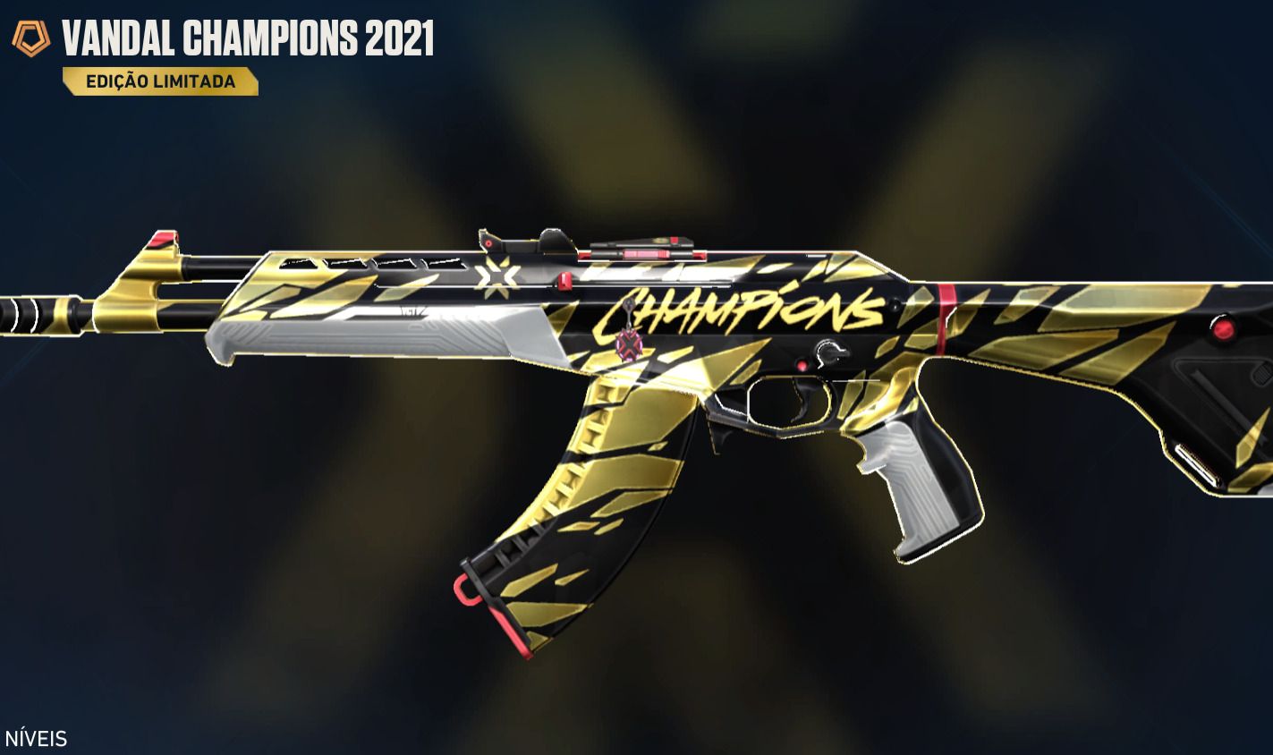CONTA VALORANT COM TODAS AS SKINS CHAMPIONS + SKINS LIMITADAS VCT + CENTELHA VCT