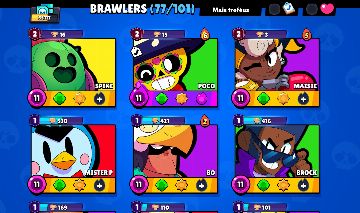 Conta Brawl Stars com Muitos Brawlers Venda Rápida