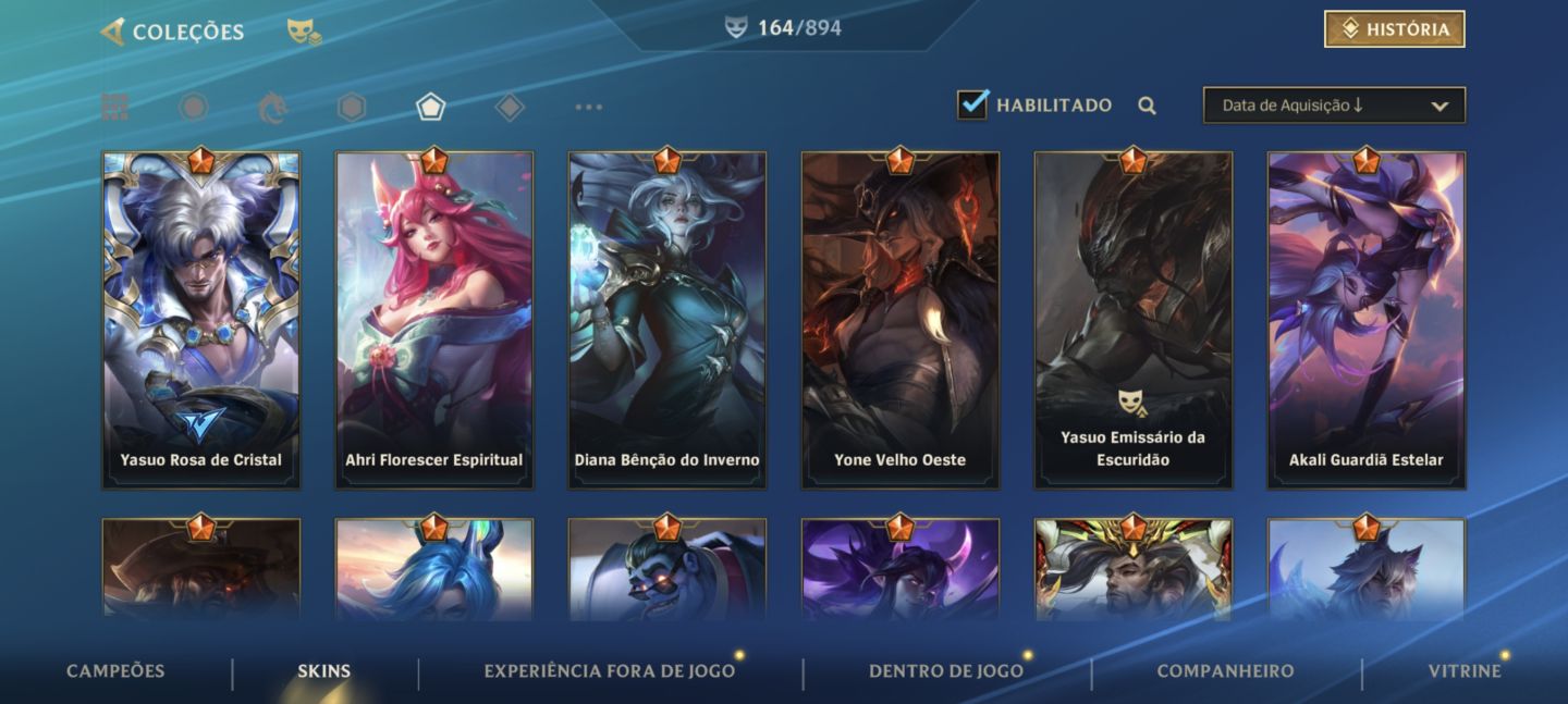 Conta Wild Rift Main Yasuo, Zed, Riven, Aatrox e Fiora.