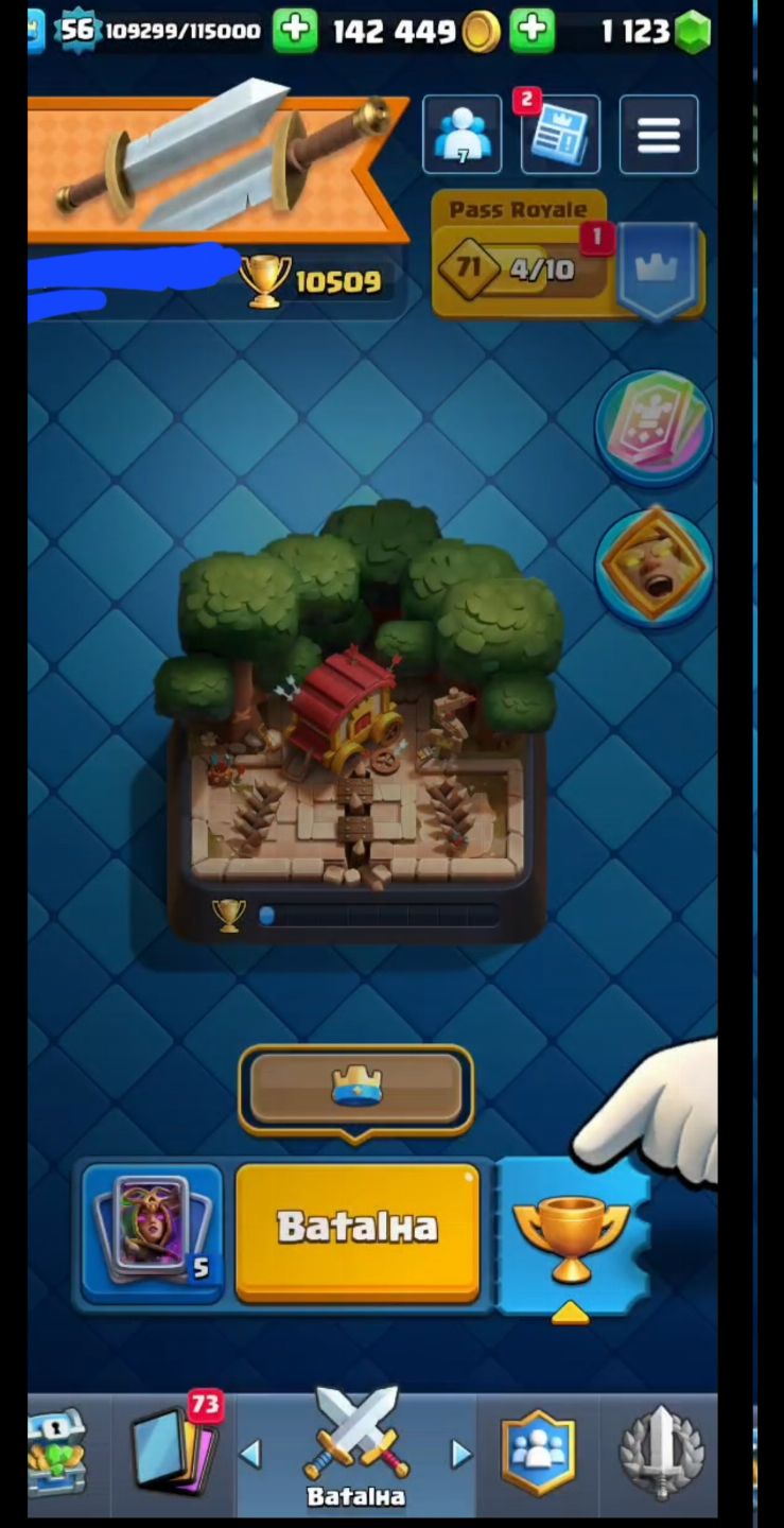 UPO CONTAS DE CLASH ROYALE