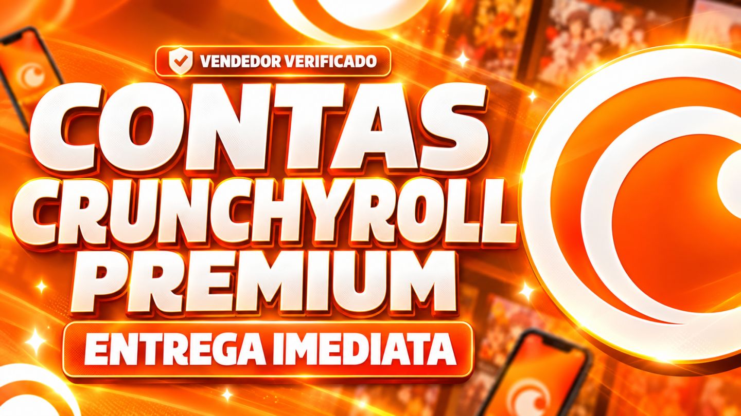 [MENOR PREÇO] CRUNCHYROLL PREMIUM + ENTREGA RÁPIDA