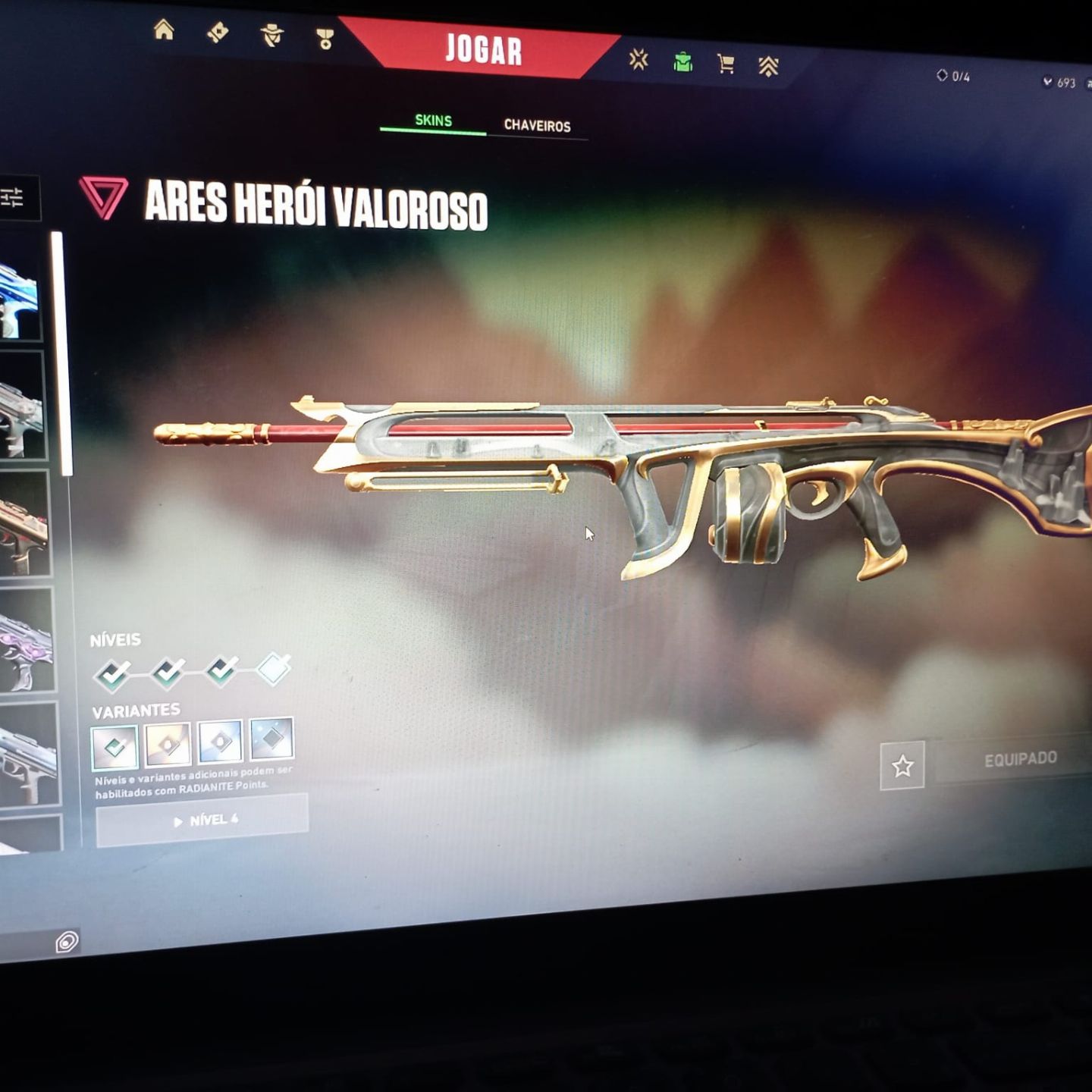 Conta de vava level 291