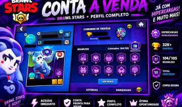 Conta Topada full brawlers e muitas hypers!Conta de brawl +clash royale