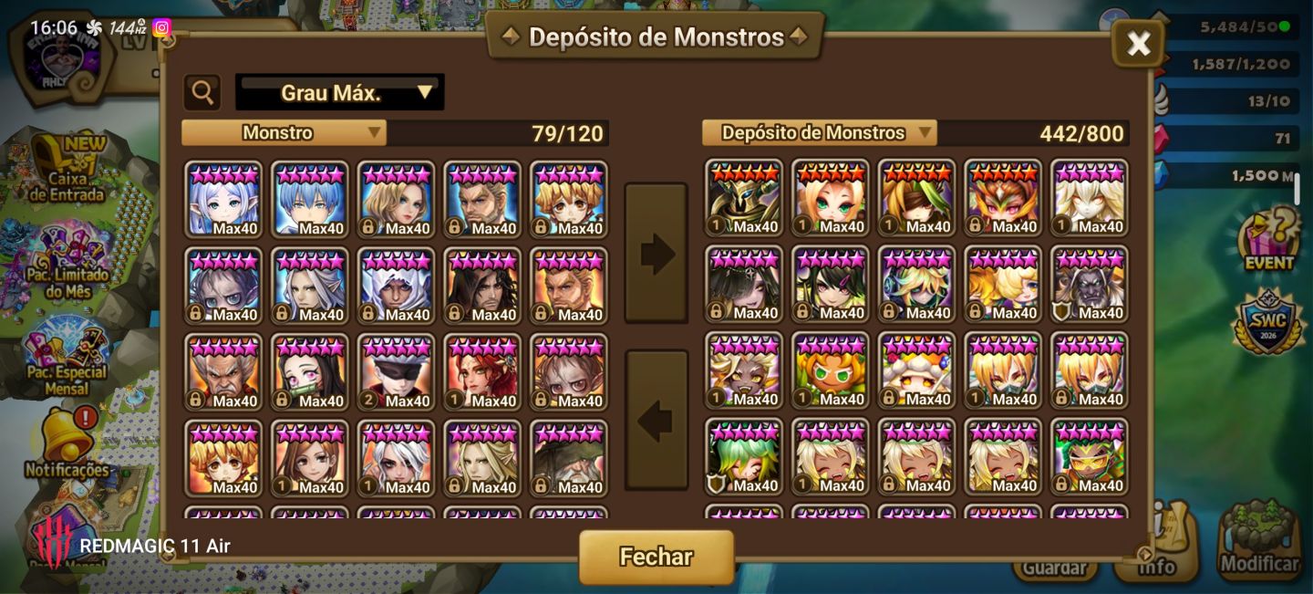 Conta Summoners War Sky Arena