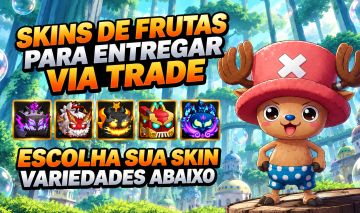 SKINS DE FRUTAS BLOX FRUITS COM 30% DE DESCONTO