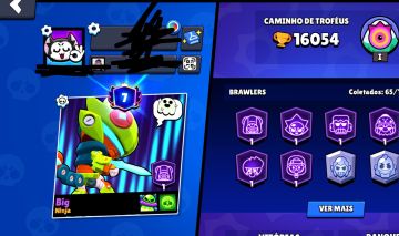 BRAWL STARS | 16K TROFÉUS | 65 BRAWLERS | 7 PRESTÍGIOS | 85+ SKINS