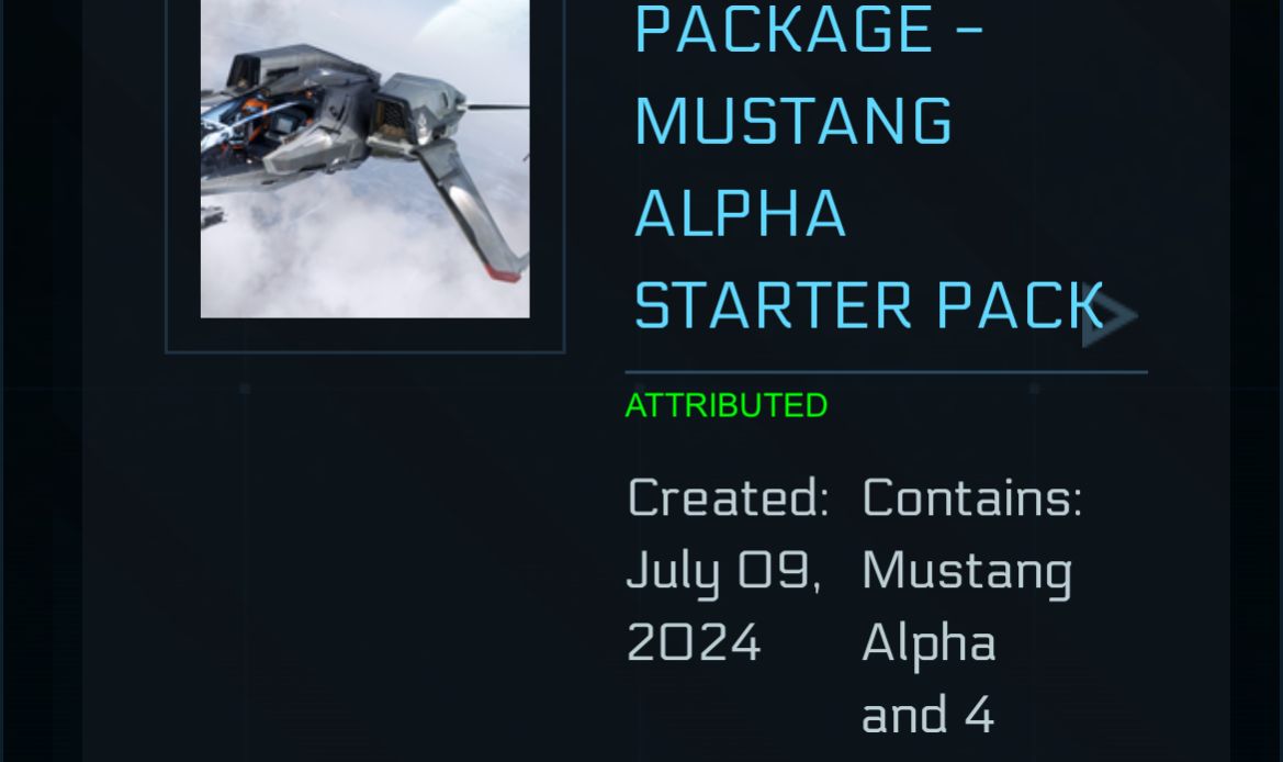 Star Citizen Mustang Alpha