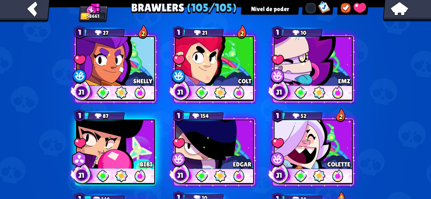 Conta Brawn Stars 2020 58K | Skins RARÍSSIMAS e Coleções Exclusivas