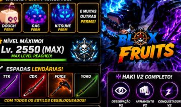 Conta de blox fruits com muitas gmmps!