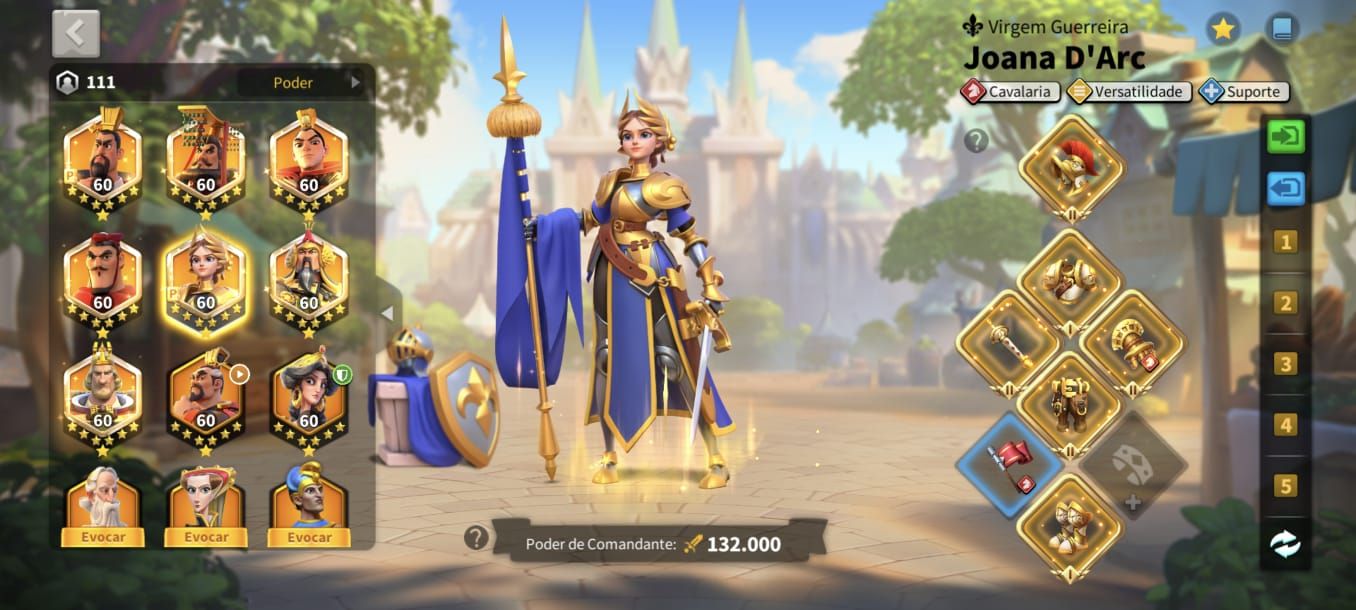 Conta Rise of Kingdoms Poder 82M, 3B Kill Points