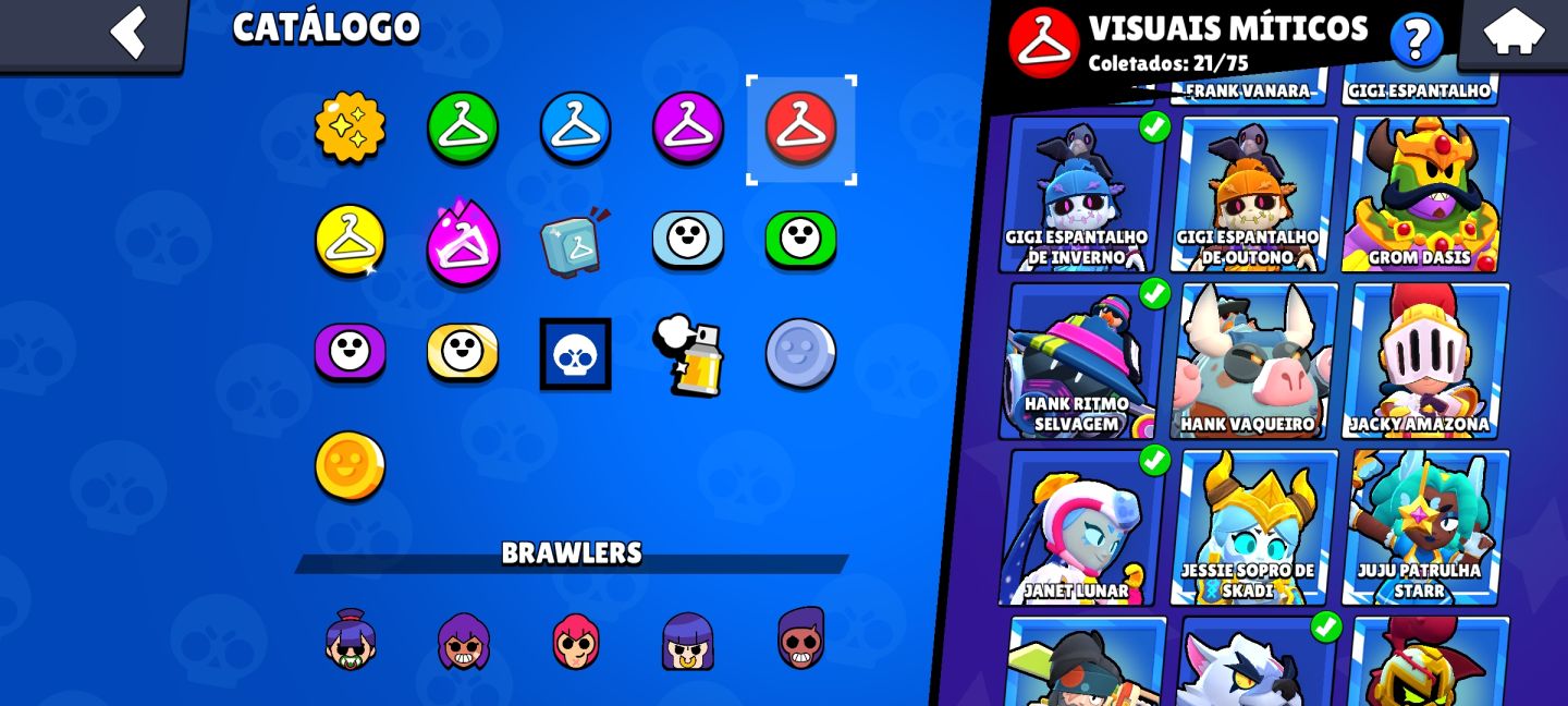 Conta Brawl com Shelly estelar!!!!