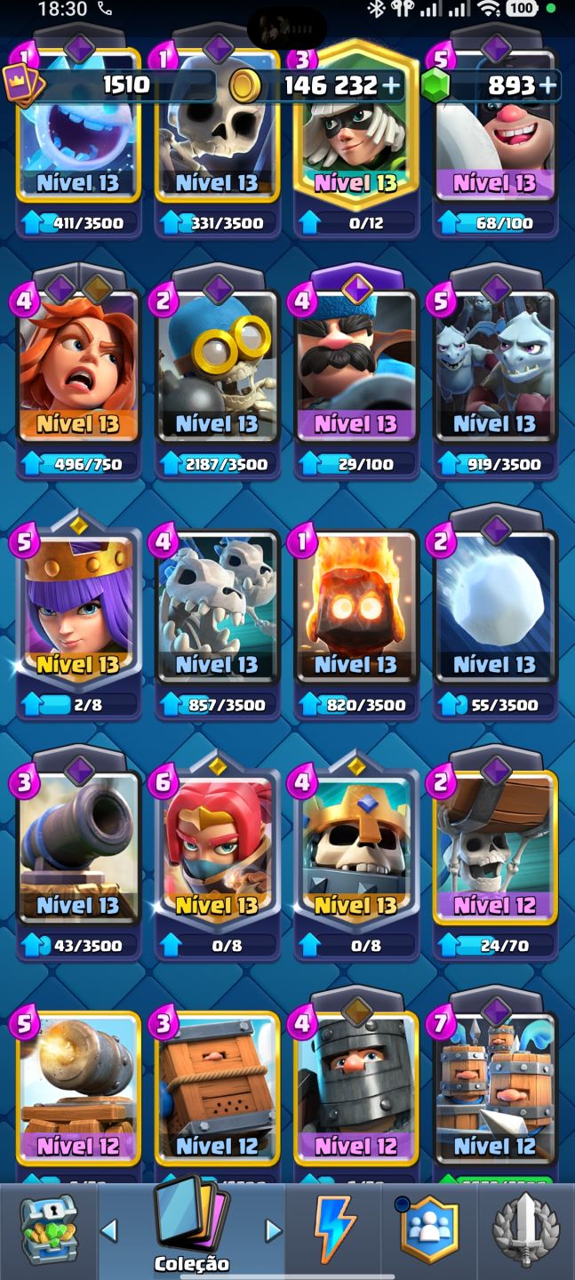 Conta de Clash Royale arena 25.