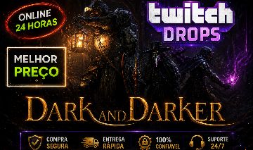 Dark and Darker - Twitch Drops NOVO - Melhor PREÇO