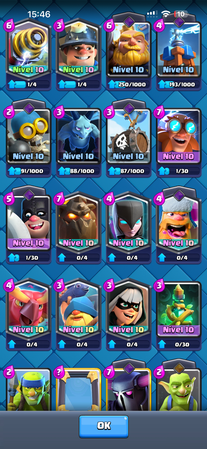 CONTAS FULL ACESSO DE CLASH ROYAL 6500 TROFÉUS + BRAW STARS