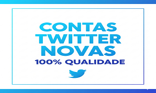 CONTAS TWITTER NOVAS 100% QUALIDADE