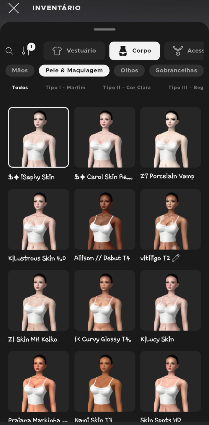 Conta feminina de imvu a venda