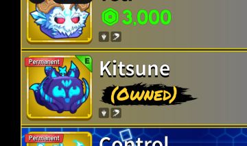 Conta de blox fruits com a kitsune