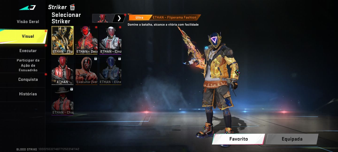 Conta blood strike com algumas Eternas