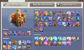 Conta de Clash of Clans CV16 bem upada