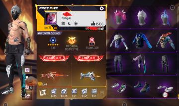 CONTA FREE FIRE 8 ANOS | PRIME 7 | LV. 71 | PASSES DO 9 AO 30