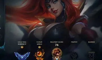 Conta diamante 4 com 67% de win rate e 40 mil essencias azuis