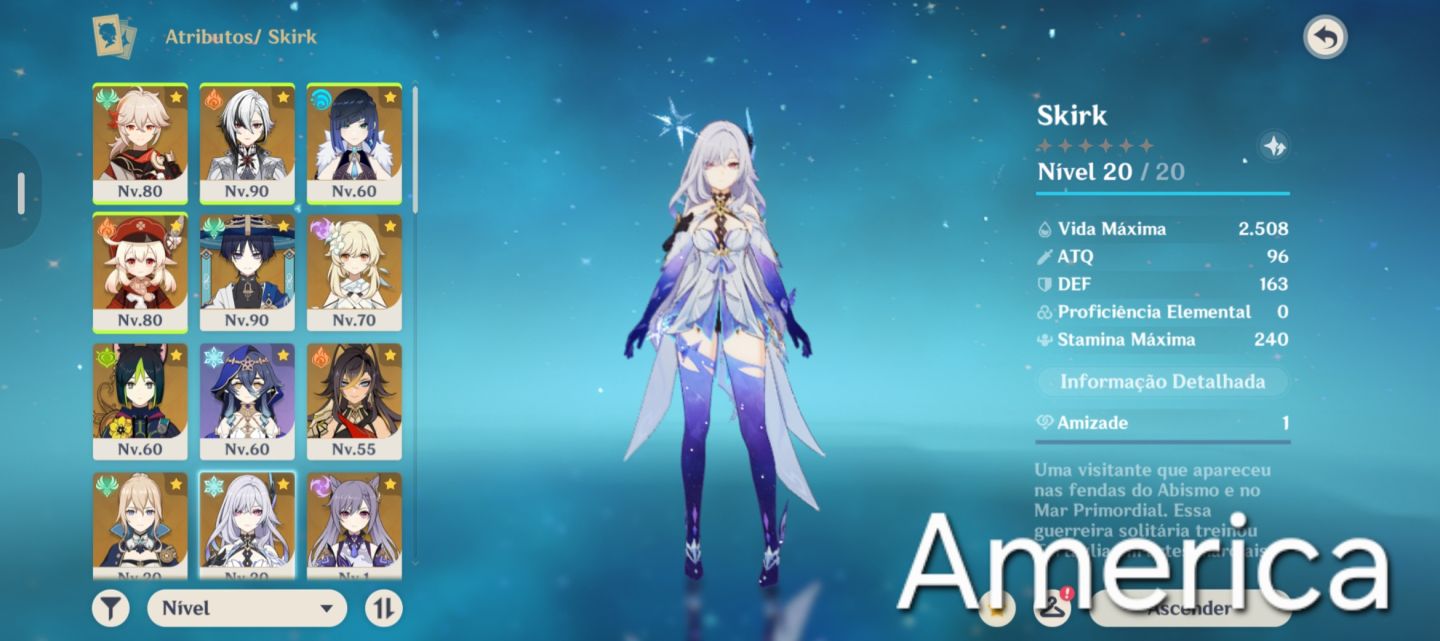 Conta Multiserver com vários personagens t5 limitados e do mochileiro!