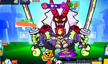 Conta de brawstar criada em 2019 com varias skin antigas boas