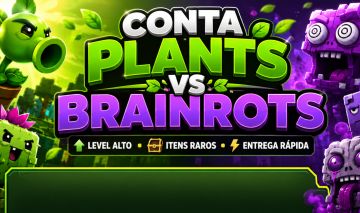 CONTA PLANTS VS BRAINROTS COMPLETA | UNIDADES RARAS | ENTREGA RÁPIDA