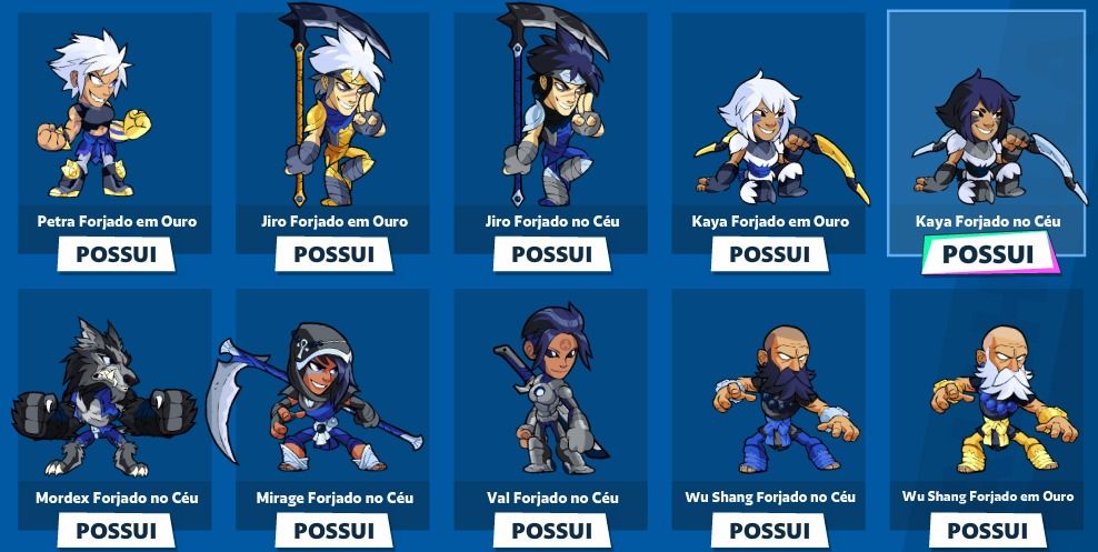 CONTA STEAM DE BRAWLHALLA COM MAIS DE 2000 GASTO E 12 PASSES E MUITOS JOGOS