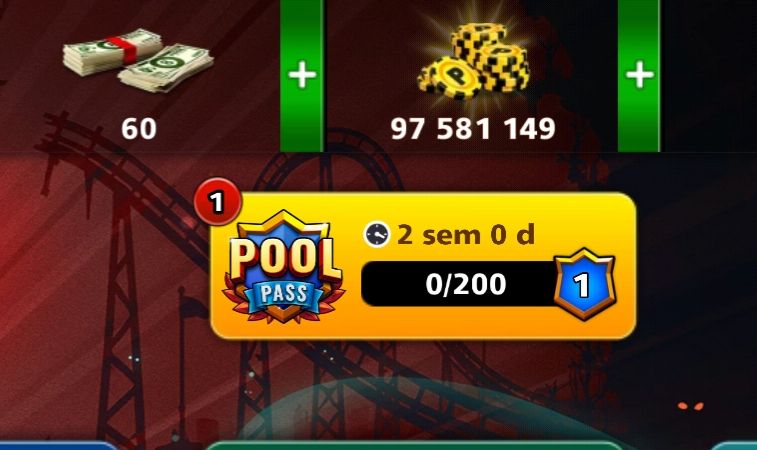 Conta 8 Ball Pool | 97M+ Fichas + Vários Tacos Lendários