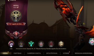 Conta tunada do wild rift Beta, criada por mim