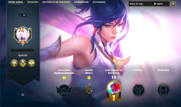 SKIN FIORA ESPADA ALADA + [ UNRANKED CONSERVADA ] + [ TROCA NICK ]