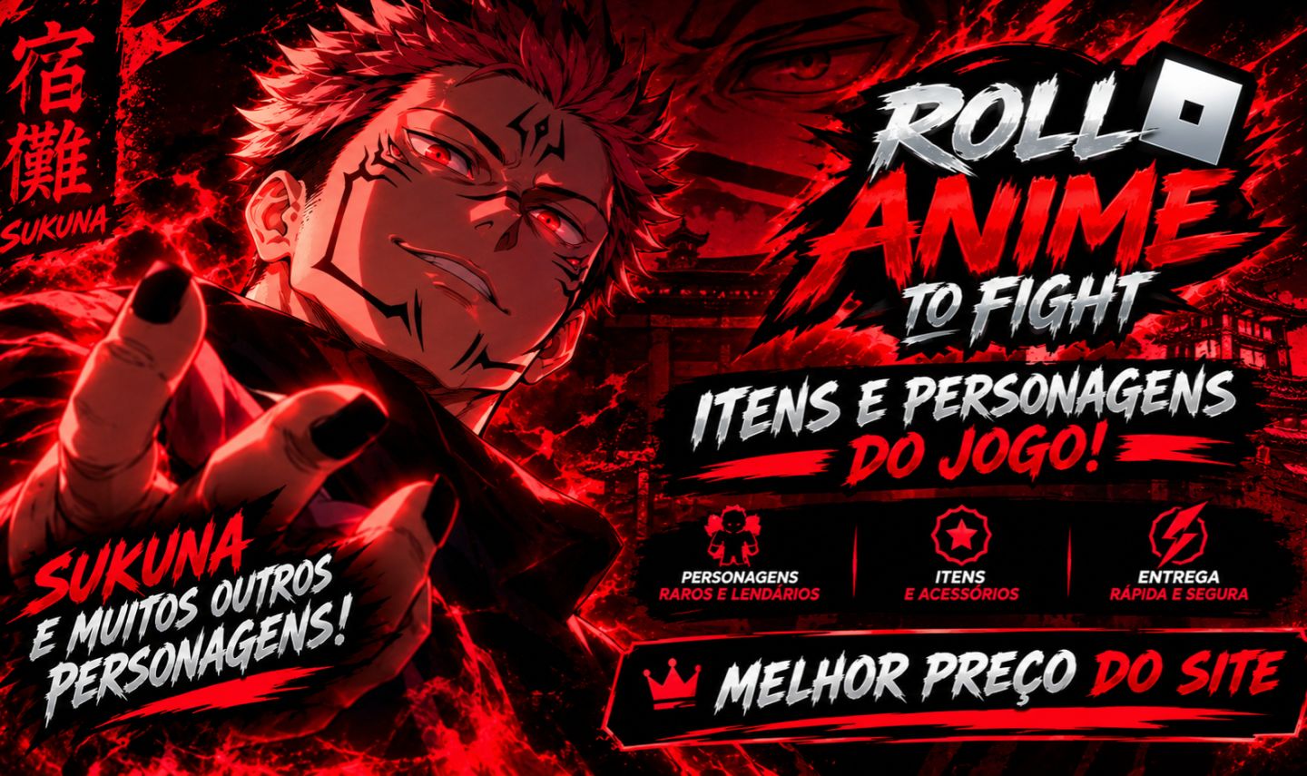 Roll Anime To Fight | Itens e Personagens Do Jogo