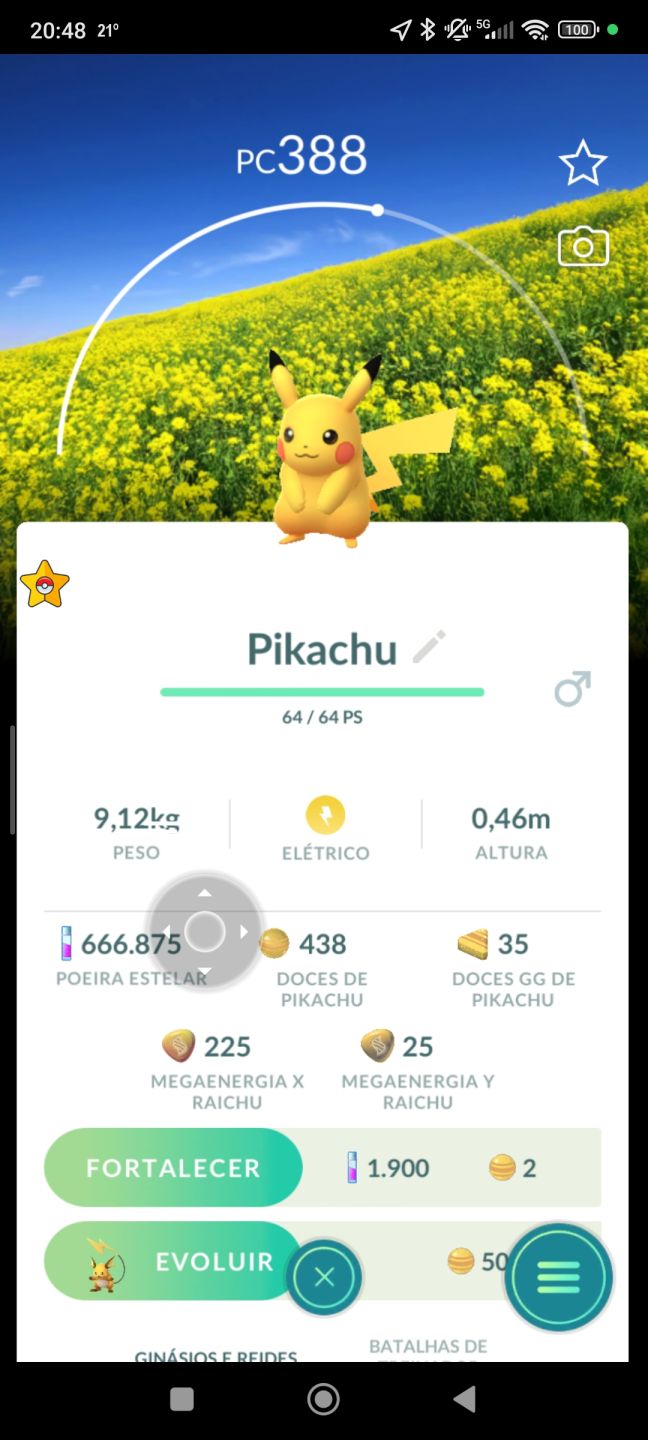 Pokémon com fundo especial(locais) e eventos