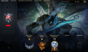 Conta Lol Prata 2, ACESSO COMPLETO! ALGUMAS SKINS! LVL 31 HONRA 5!