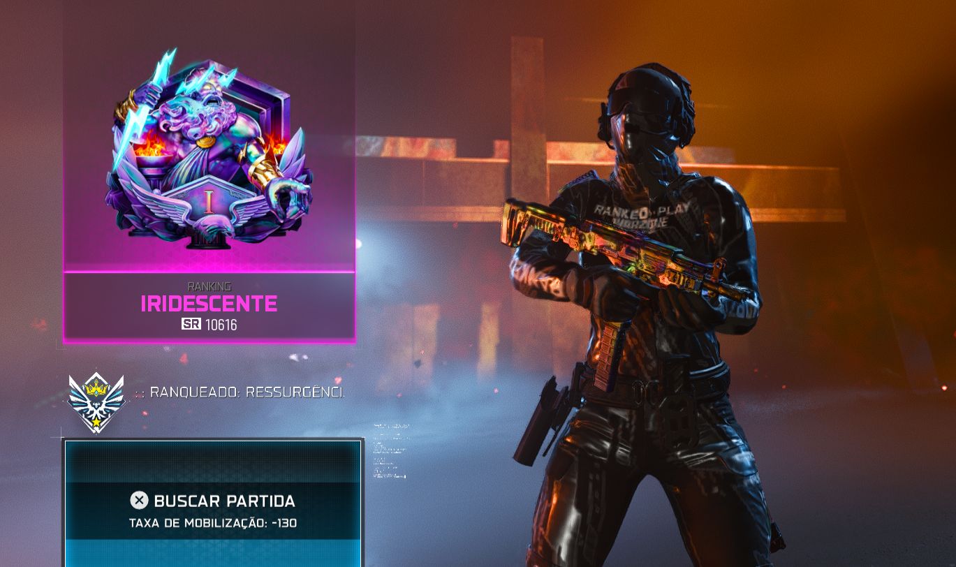 CONTA TOP TIER: IRIDESCENTE | PRESTÍGIO 5 | ITENS EXCLUSIVOS DE EVENTO