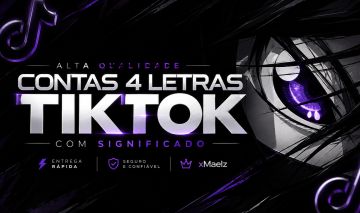 CONTAS TIKTOK 4 LETRAS USER RARO!