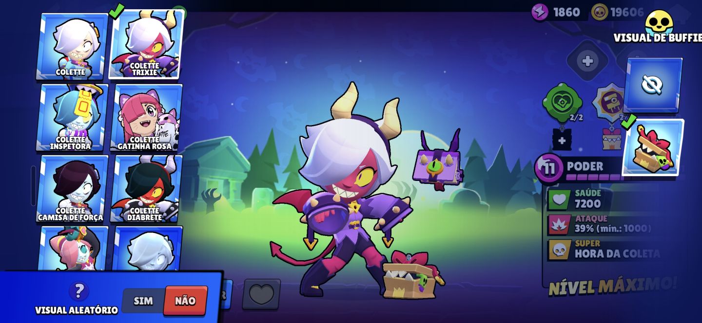 Conta de brawl stars com várias skins rara